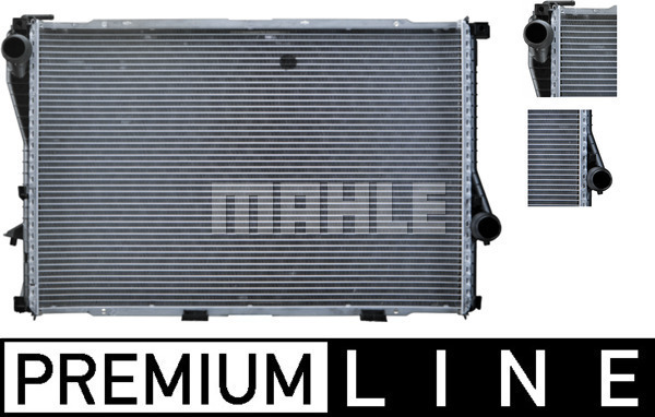 Radiator, racire motor CR 296 000P MAHLE