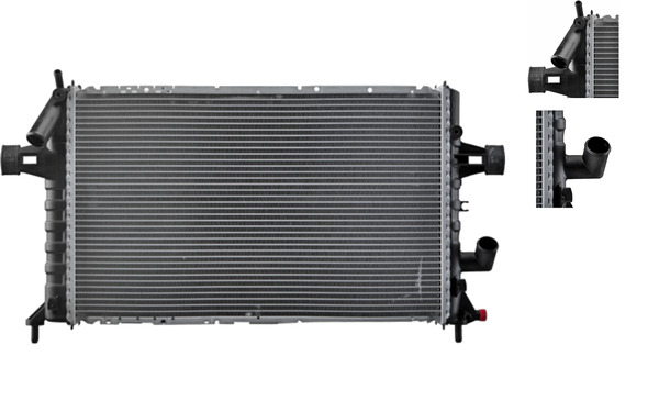 Radiator, racire motor CR 305 000S MAHLE