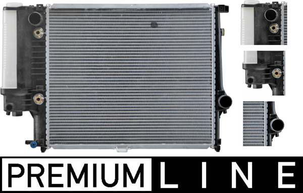 Radiator, racire motor CR 329 000P MAHLE