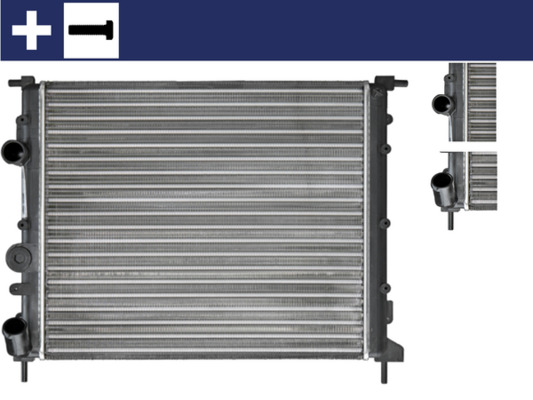 Radiator, racire motor CR 449 000S MAHLE