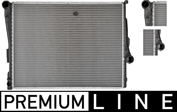 Radiator, racire motor CR 456 000P MAHLE