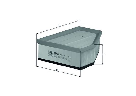 Filtru aer LX 934/3 MAHLE