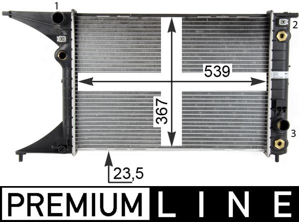 Radiator, racire motor CR 559 000P MAHLE