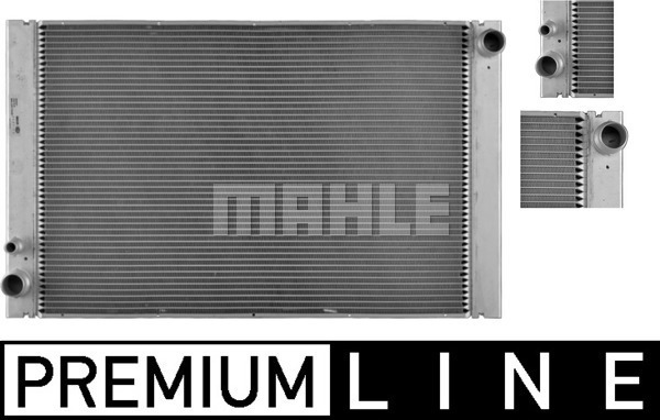 Radiator, racire motor CR 575 000P MAHLE