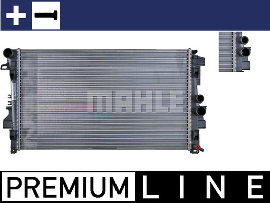 Radiator, racire motor CR 608 000P MAHLE