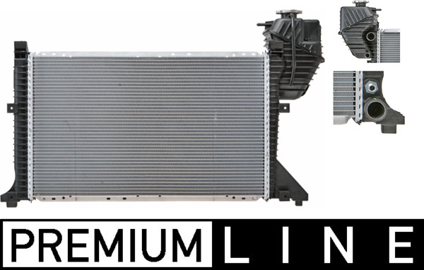 Radiator, racire motor CR 711 000P MAHLE