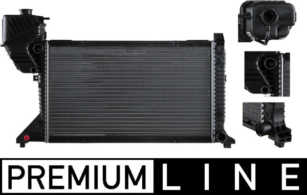 Radiator, racire motor CR 727 000P MAHLE