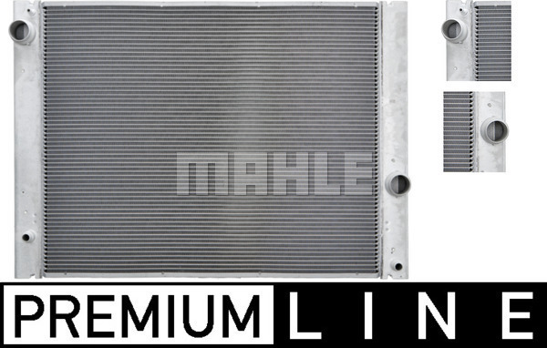 Radiator, racire motor CR 917 000P MAHLE