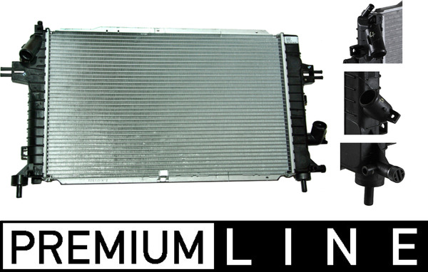 Radiator, racire motor CR 920 000P MAHLE