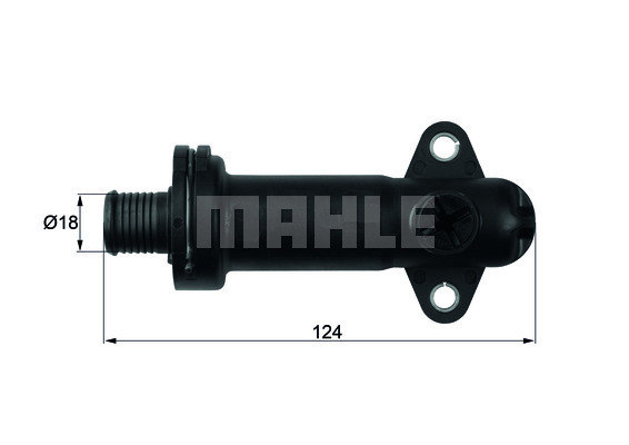 Termostat, racire recirculare gaze evacuare TE 1 70 MAHLE