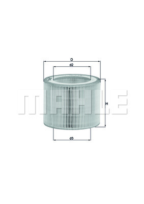 Filtru aer LX 3009 MAHLE