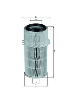 Filtru aer LX 682 MAHLE