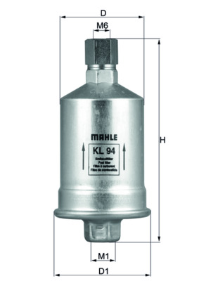 filtru combustibil KL 94 MAHLE