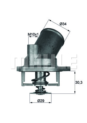 Termostat,lichid racire TI 2 92 MAHLE