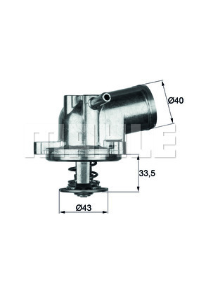 Termostat,lichid racire TI 21 87 MAHLE