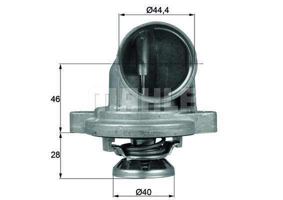 Termostat,lichid racire TI 23 80 MAHLE