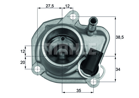 Termostat,lichid racire TI 29 87 MAHLE