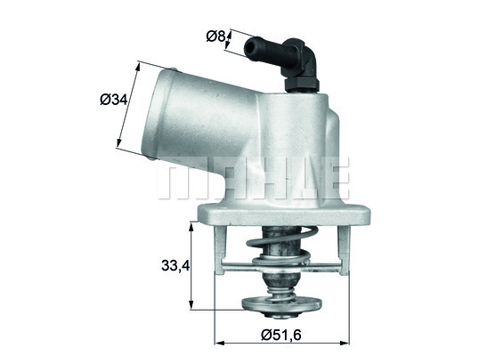 Termostat,lichid racire TI 54 92D MAHLE