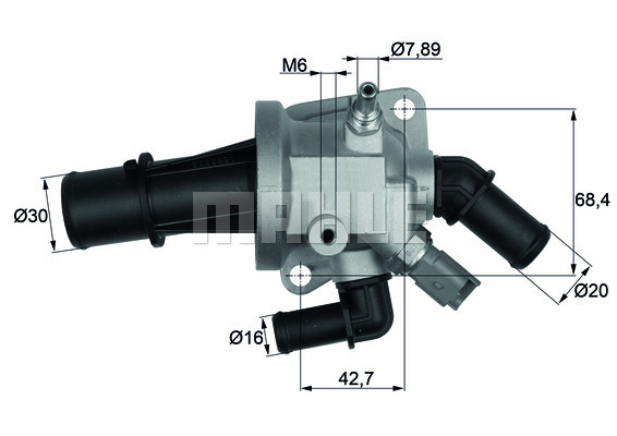 Termostat,lichid racire TI 164 88 MAHLE