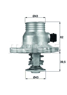 Termostat,lichid racire TM 11 105 MAHLE