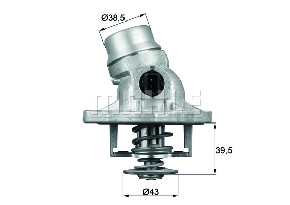 Termostat,lichid racire TM 12 105 MAHLE