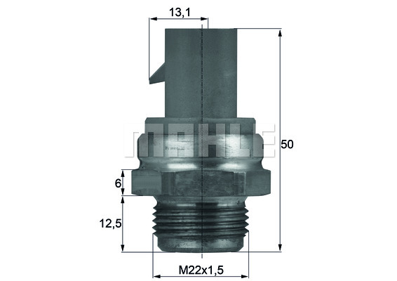 Comutator temperatura, ventilator radiator TSW 14D MAHLE