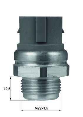 Comutator temperatura, ventilator radiator TSW 49D MAHLE