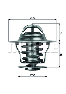 Termostat,lichid racire TX 11 92D MAHLE