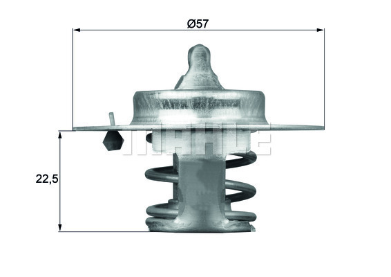 Termostat,lichid racire TX 60 83D MAHLE