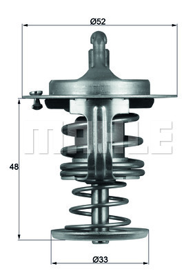 Termostat,lichid racire TX 82 80D MAHLE