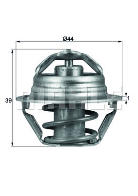 Termostat,lichid racire TX 90 82D MAHLE