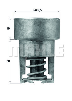 Termostat,lichid racire TX 98 82 MAHLE