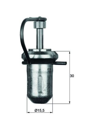 Termostat, imbogatire pornire la rece TX 103 30 MAHLE