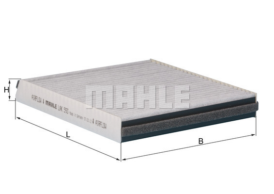 Filtru, aer habitaclu LAK 593 MAHLE