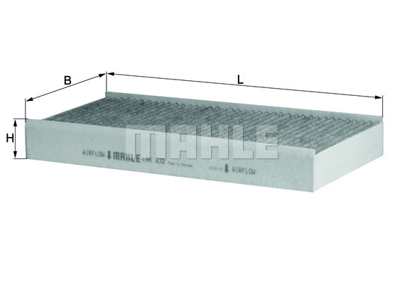 Filtru, aer habitaclu LAK 232 MAHLE