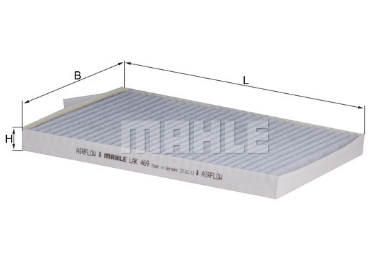 Filtru, aer habitaclu LAK 469 MAHLE