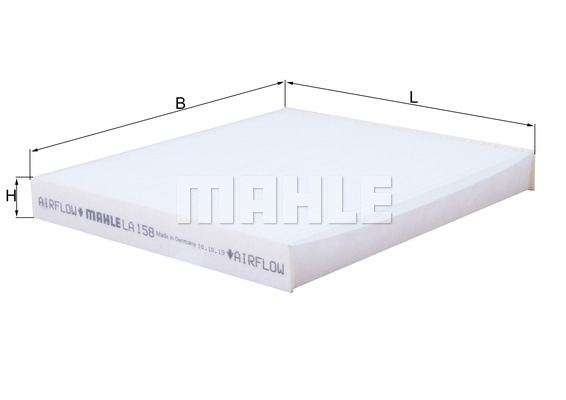 Filtru, aer habitaclu LA 158 MAHLE