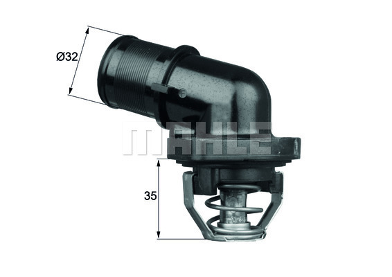 Termostat,lichid racire TI 181 89 MAHLE