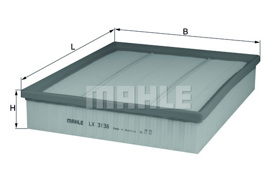 Filtru aer LX 3138 MAHLE