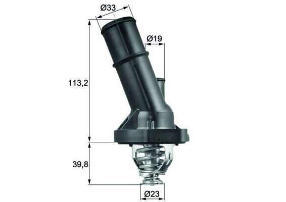 Termostat,lichid racire TI 202 82 MAHLE