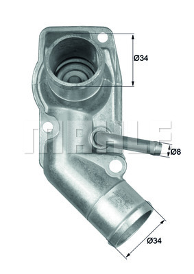 Termostat,lichid racire TI 213 92D MAHLE