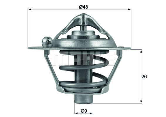 Termostat,lichid racire TX 108 82D MAHLE