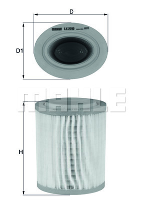 Filtru aer LX 2790 MAHLE