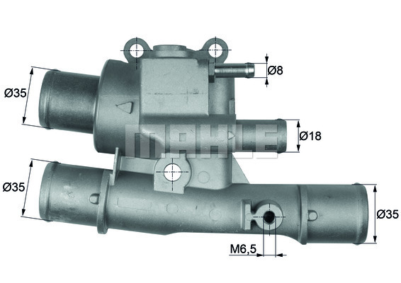 Termostat,lichid racire TI 123 88 MAHLE