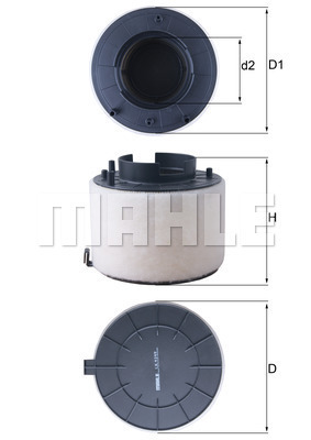 Filtru aer LX 4249 MAHLE