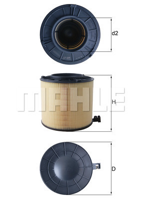 Filtru aer LX 4406 MAHLE