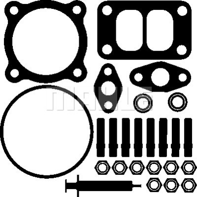 Set montaj, turbocompresor 228 TA 17992 000 MAHLE