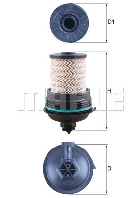 Filtru combustibil KX 480 MAHLE