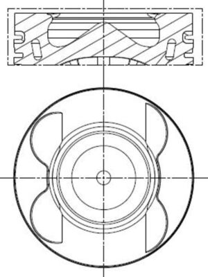 Piston 001 PI 00181 000 MAHLE