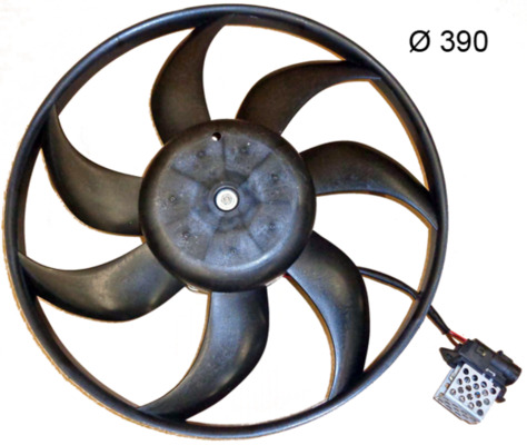Ventilator, radiator CFF 379 000S MAHLE